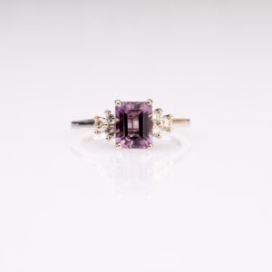 Amethyst Diamond Ring - Image 2