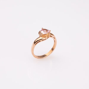 Trillion Pink Tourmaline Ring - Image 3